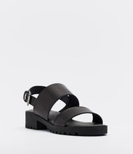 blockabsatz fasion style schnalle schwarz