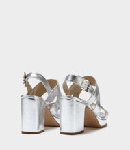 Blockabsatz Sandalen Cosima silber