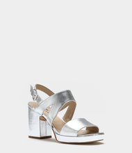 Blockabsatz Sandalen Cosima silber