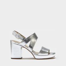 Blockabsatz Sandalen Cosima silber