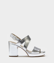 Blockabsatz Sandalen Cosima silber
