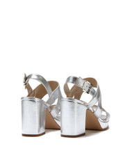 Blockabsatz Sandalen Cosima silber