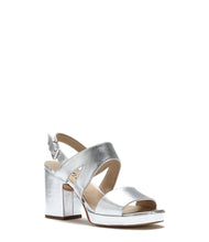 Blockabsatz Sandalen Cosima silber