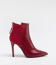 business stiefelette boots klassisch rot