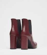 chelsea boots damen bordeaux back