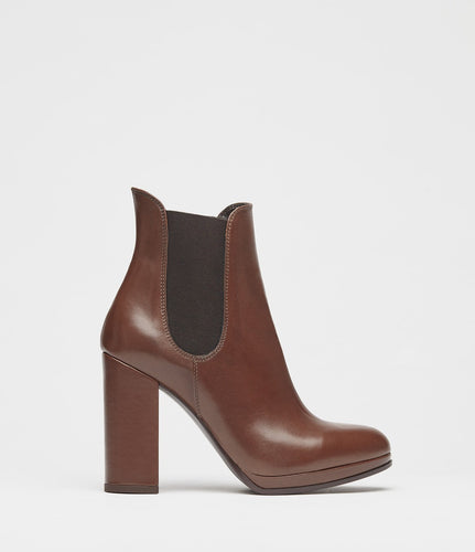 chelsea boots damen braun side