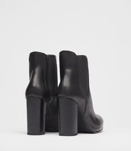 chelsea boots damen schwarz back