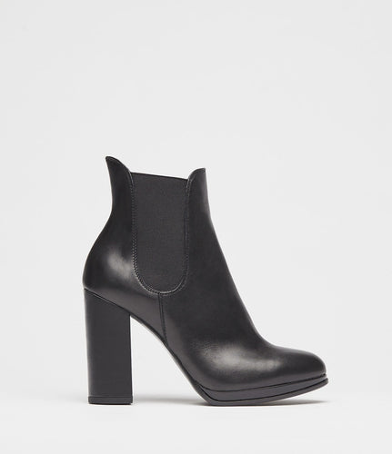 chelsea boots damen schwarz side