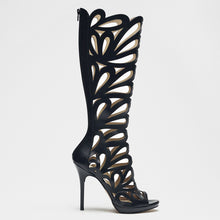 Cut Out Stiefel Stefania schwarz