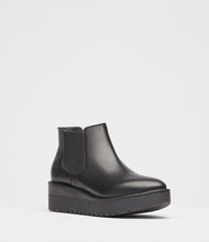 damen chelsea boots schwarz front