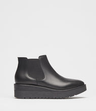 damen chelsea boots schwarz side