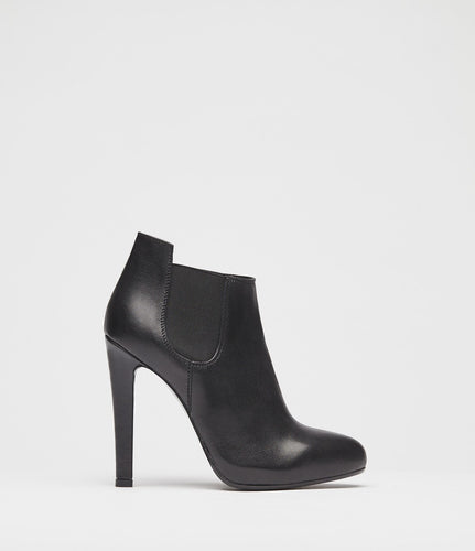 high heel stiefeletten schwarz side