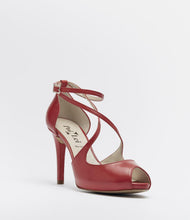 elegante schuhe damen riemchen nadja rot