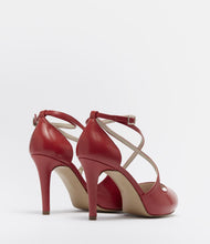 fesselriemchen stiletto schöne peeptoes nadja rot