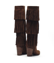 Fransenstiefel Lea braun
