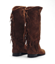Fransenstiefel Fanny braun