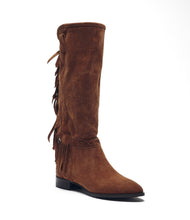 Fransenstiefel Fanny braun