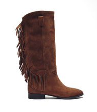 Fransenstiefel Fanny braun