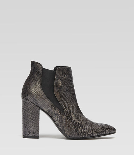 spitze Stiefelette Adriana grau