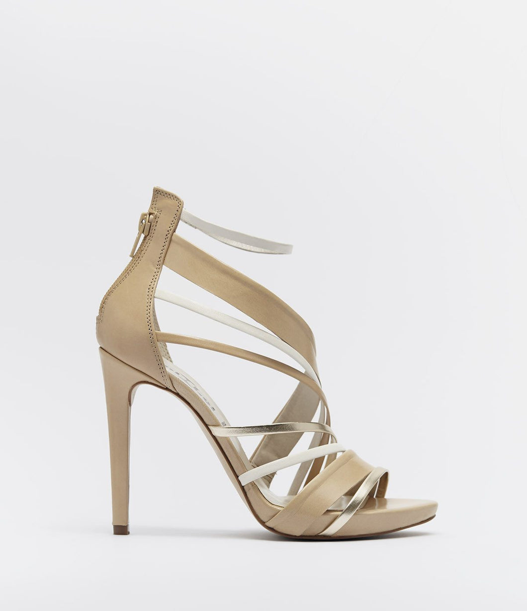 high heel sandalette stiletto beige
