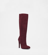high heels stiefel bordeaux front