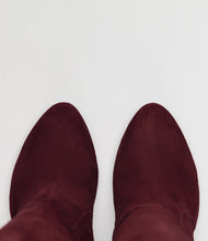 high heels stiefel bordeaux top