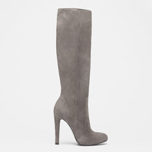 High Heels Stiefel Olivia taupe
