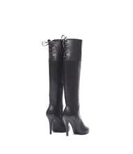 High Heel Stiefel Elsa schwarz