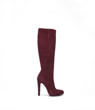 High Heels Stiefel Olivia bordeaux
