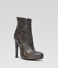 Graue High Heel Stiefelette Patricia modern
