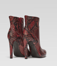 Rote High Heel Stiefelette Patricia extravagant