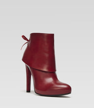 Rote High Heel Stiefelette Sofia elegant
