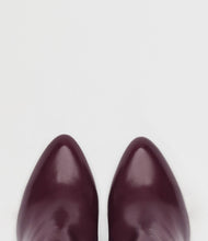 high heel stiefeletten bordeaux top