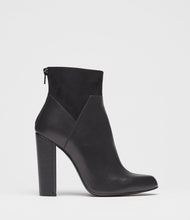 high heel stiefeletten schwarz side