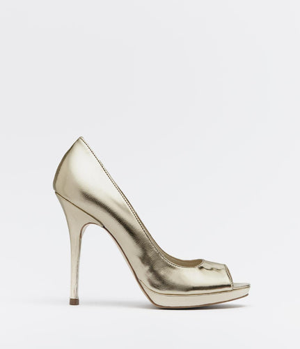 high heels abendschuhe schick gold