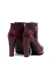 Plateau Stiefelette Zoe bordeaux