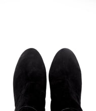 Wildleder Langschaftstiefel Luisa schwarz