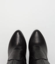 highheel overknee reißverschluss leder schwarz