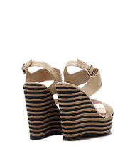 Keilabsatz Sandaletten Ilaria beige
