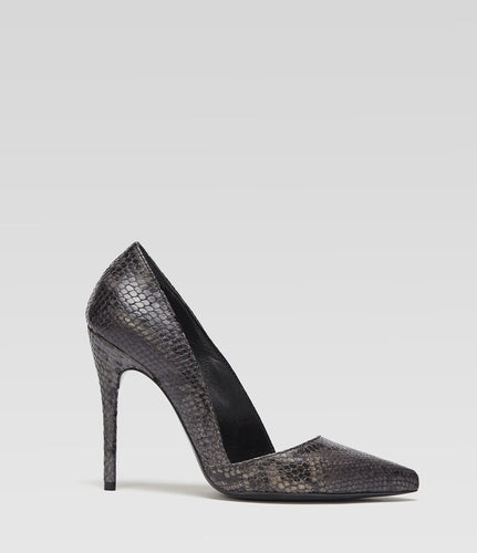 Graue Klassische Pumps Lorena elegant