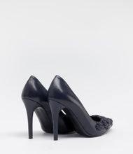 klassische pumps high heels blau