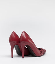 klassische pumps high heels rot