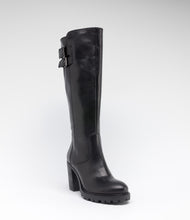 langschaft stiefel biker boot schwarz