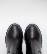 langschaft stiefel biker boot schwarz