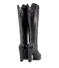 High Heel Langschaftstiefel Lina schwarz