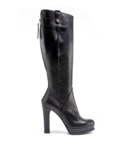 High Heel Langschaftstiefel Lina schwarz