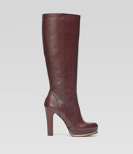 Bordeaux Langschaftstiefel Eva elegant