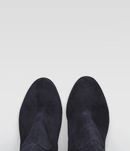 Blauer Langschaftstiefel Joana schön
