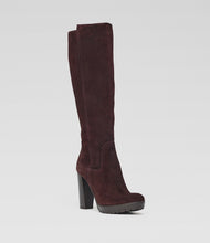 Bordeaux Langschaftstiefel Joana schön