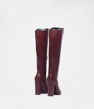 langschaftstiefel bordeaux back